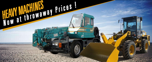 Heavy-Machinery-Sale at discounted price